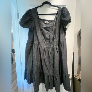 Terra & Sky Plus Size Denim Dress
